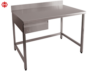 Al Halabi Factory - Work Table (with Drawers & Back Splash)